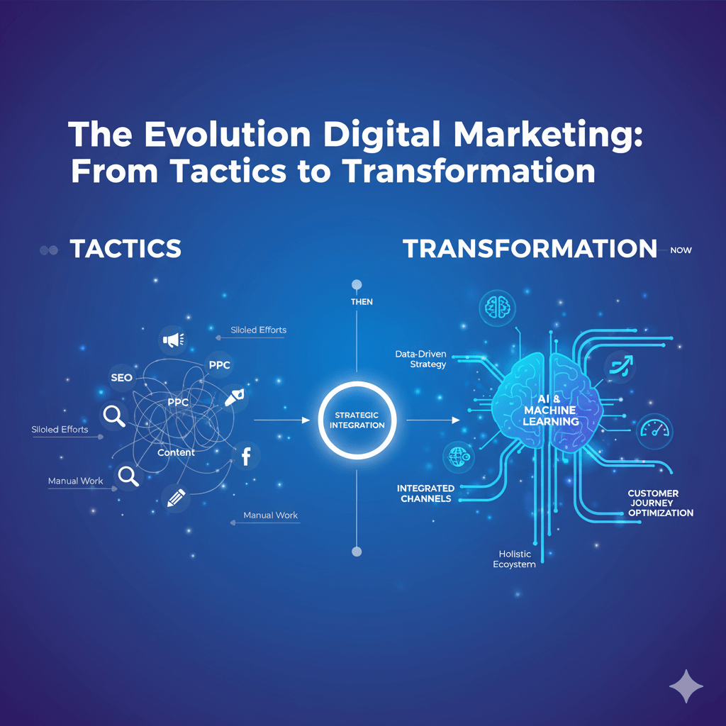 The Evolution of Digital Marketing: - Tactics to Transformation