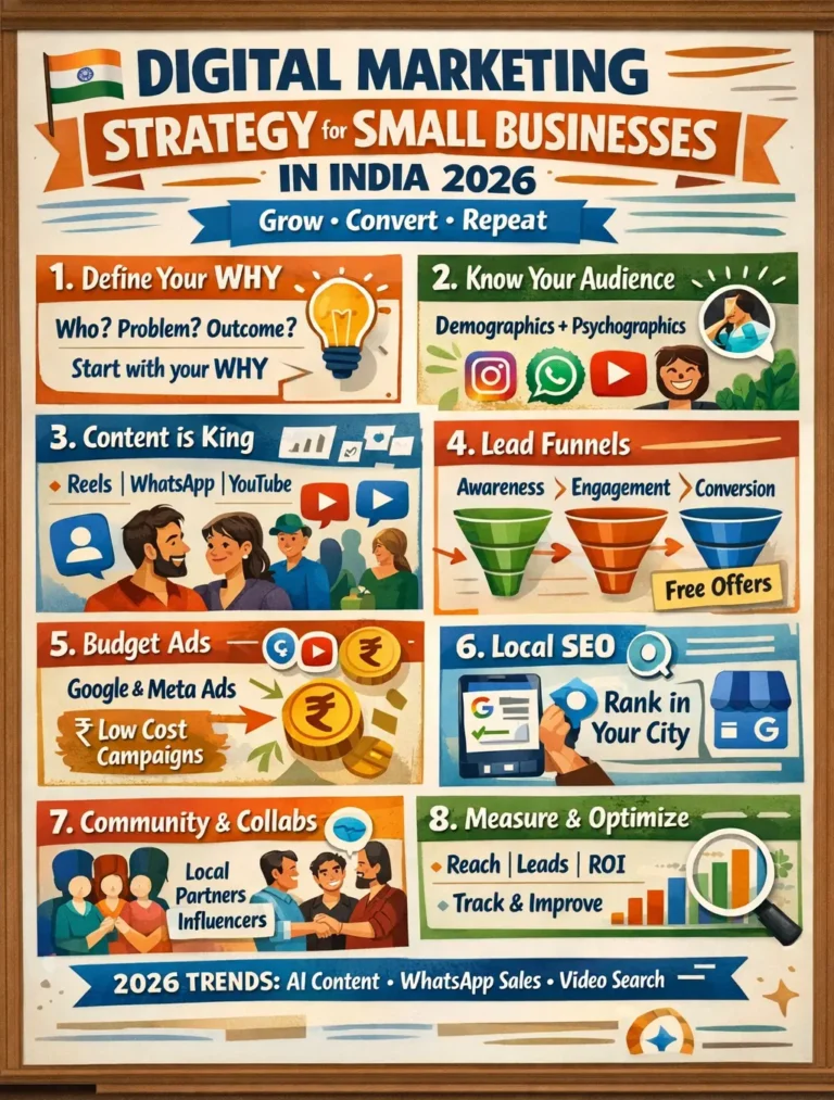 digital marketing for small businesses in India strategy 2026