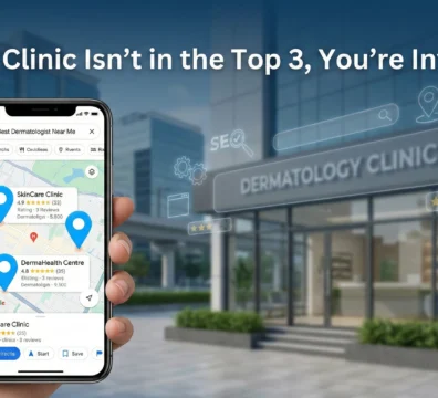 vlog reagarding case studies from 3 different location for skin clinics ranking on google